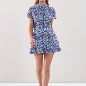 Reiss Blue Floral Romper